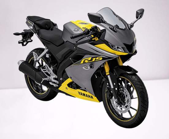 Yamaha R15 V3 indonesia Yellow