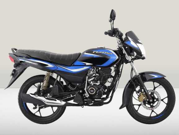 Bajaj Platina 110 H Gear blue