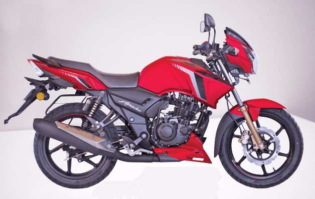 TVS Apache RTR 160 2V ABS red