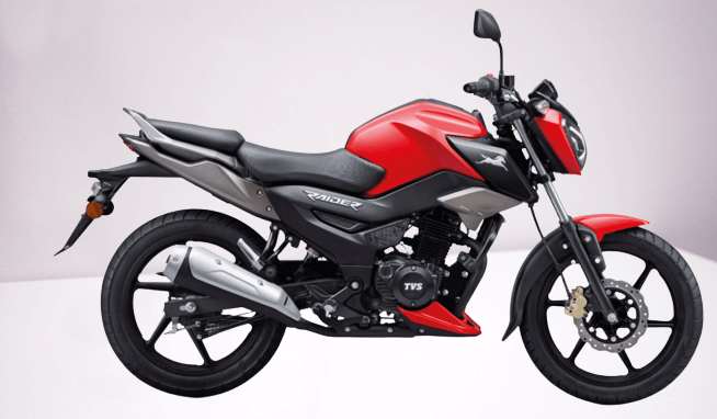 TVS Raider 125 red