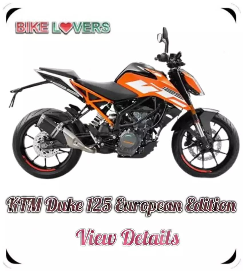 KTM Duke 125 European Edition