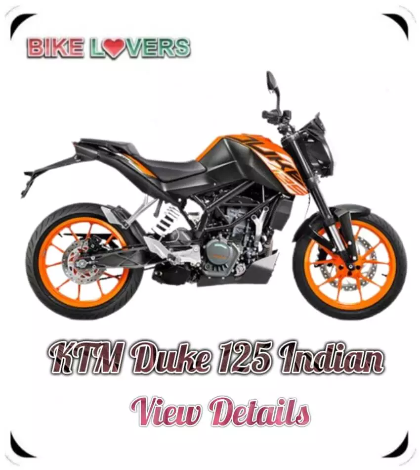 KTM Duke 125 Indian