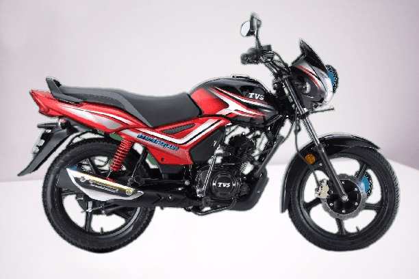 Tvs Metro Plus 110 SE red Black